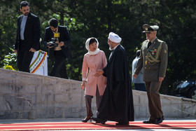 استقبال رسمی از رئیس جمهوری کره جنوبی 